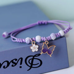 Versatile Butterfly Ceramic Bracelet for Couples
