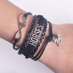 4-Layer Horse Necklace