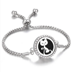 New Kaleidoscope Aromatherapy Bracelet Perfume Essential Oil Diffuser Locket Bracelet Charms Women Aroma Diffuser Jewelry