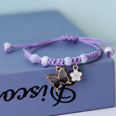 Versatile Butterfly Ceramic Bracelet for Couples