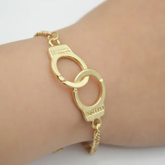 Letter 8 Handcuff Bracelet, Mini Handcuff Bracelet