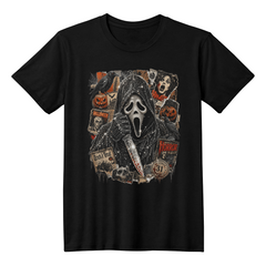 Scary Faces Halloween T-Shirt