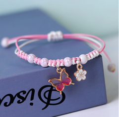 Versatile Butterfly Ceramic Bracelet for Couples